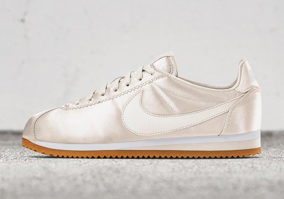 The Satin Cortez refers to special iterations of the iconic Nike Cortez sneaker that swap traditional leather or nylon for a glossy, shimmery satin upper